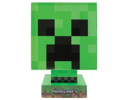 Minecraft Lampe Creeper 26 cm, Kabel oder Batterie