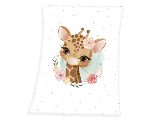 Herding Kuscheldecke 75x100cm Giraffe