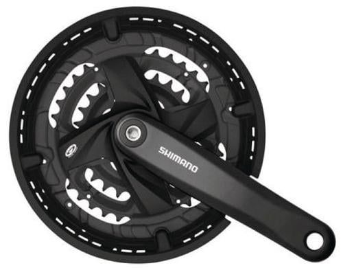 Shimano Kettenradgarnitur FC-M371-L 4-kant 175 mm 48x36x26 schwarz