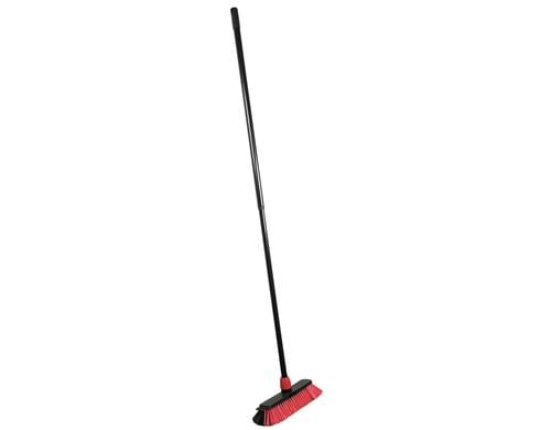 Edi Baur Bodenwischer Heavy duty 30cm rot Teleskopstiel 79-142cm, Rosshaarmischung