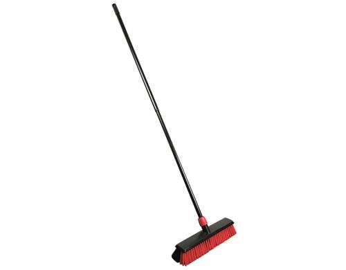 Edi Baur Bodenwischer Heavy duty 40cm rot Teleskopstiel 79-142cm, Rosshaarmischung