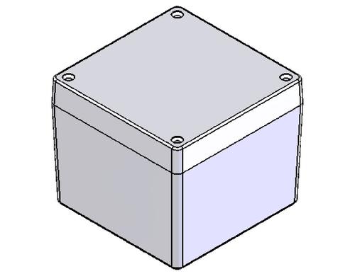 Velleman G137 Aluminium-Gehuse abgedichtet, 120.5 x 120.5 x 101.5 mm