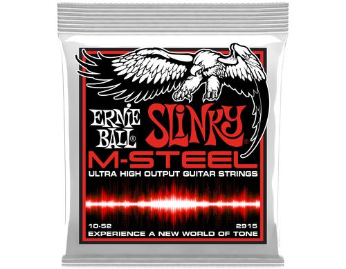 Ernie Ball 2915 Slinky M-Steel E-Gitarren Saitensatz, Skinny Top 10-52