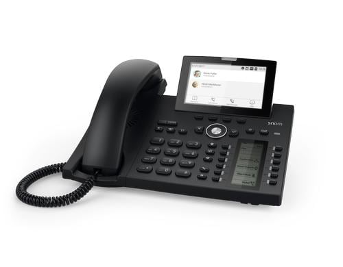 Snom D385N Schwarz SIP-Tischtelefon (ohne Bluetooth)