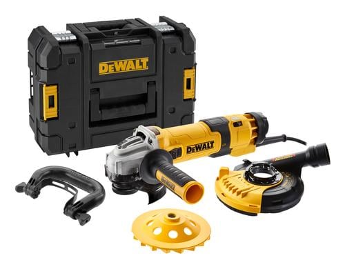 DeWalt Betonschleifer-Set DWE4257KT im Koffer mit Diamantschleiftopf