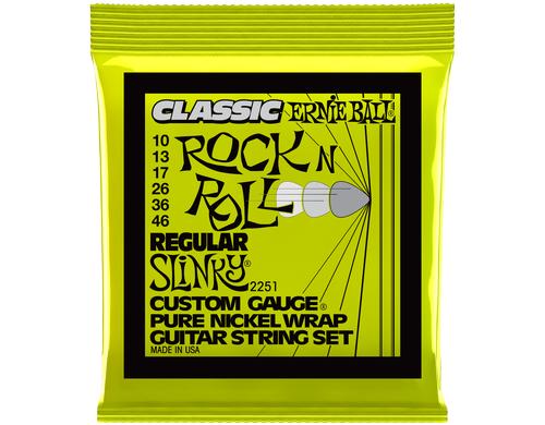 Ernie Ball 2251 Slinky Rock'N'Roll E-Gitarren Saitensatz, Regular 10-46