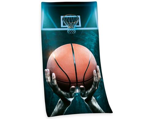 Klaus Herding Duschtuch Basketball 75x150 cm, 100% Baumwolle/Velours 320g