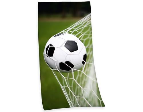 Klaus Herding Duschtuch Fussball 75x150 cm, 100% Baumwolle/Velours 320g