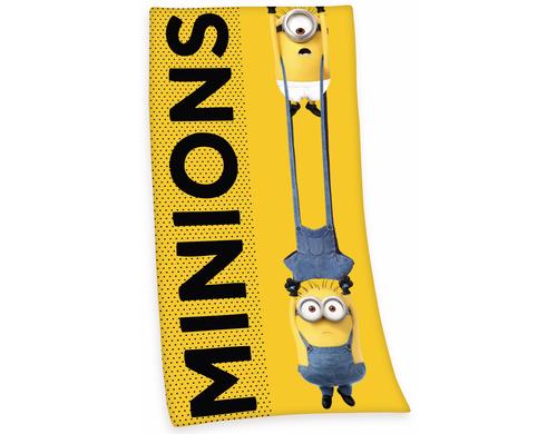 Klaus Herding Duschtuch Minions 2 75x150 cm, 100% Baumwolle/Velours 320g