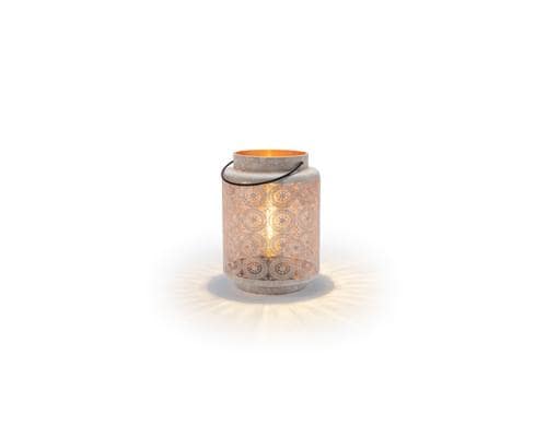 STT LED Glas Cozy Lantern S white indoor, 1LED ww, D12.2 x H16.7