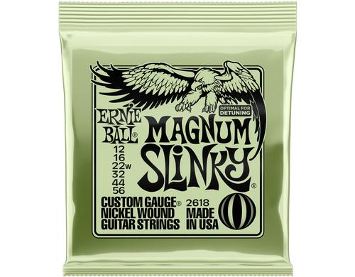 Ernie Ball 2618 Slinky Nickel E-Gitarren Saitensatz, Magnum 12-56