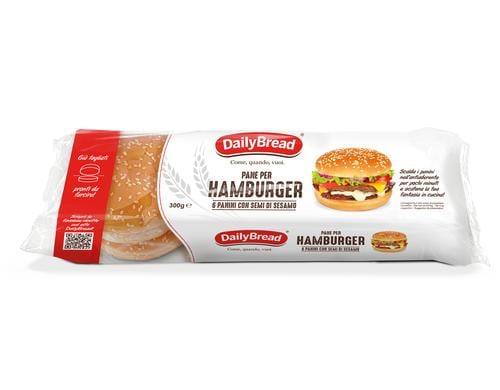 Daily Bread Burger Buns Sesam geschnitten 6 Stck