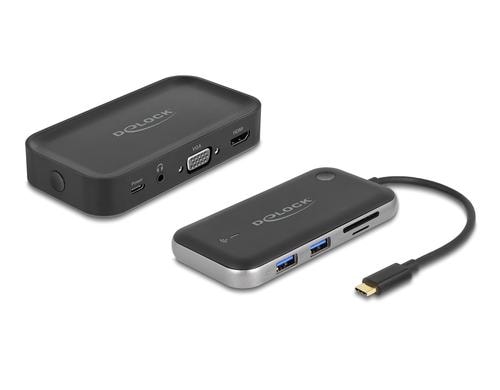 Delock Wireless Display USB-C 3.2 Full HD Wireless Display USB-C, Full HD, HDMI, VGA