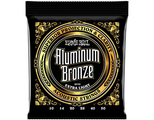 Ernie Ball 2570 Aluminum Bronze Akustik Saitensatz, Extra Light 10-50