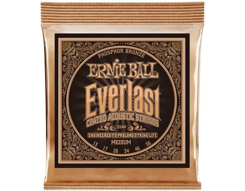 Ernie Ball 2544 Everlast Phosphor Bronze Akustik Saitensatz, Medium 13-56