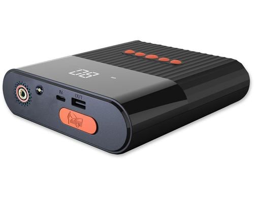 4smarts Powerbank Jump Starter PitStop 8800mAh, schwarz, Kompressor, Taschenlampe