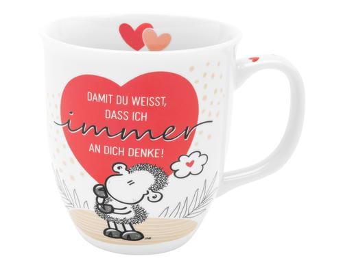 Sheepworld Tasse Damit du weisst D: 9cm, H: 10cm / 40cl