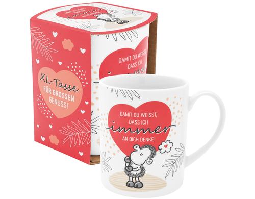 Sheepworld Tasse XL Damit du weisst D: 9.5cm x H: 11.5cm / 60cl