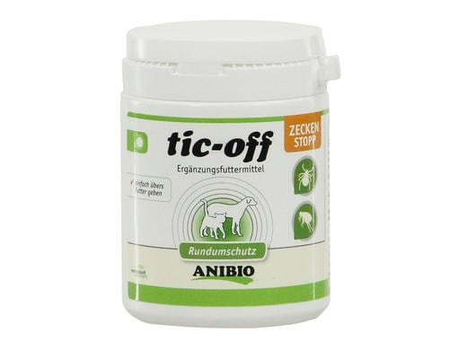 Anibio tic-off, Ergnzungsfutter, 140g Floh- und Zeckenschutz