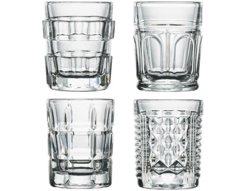 La Rochre Shotglas After 4er Set 6cl, H : 6,5 cm /  : 5,1 cm