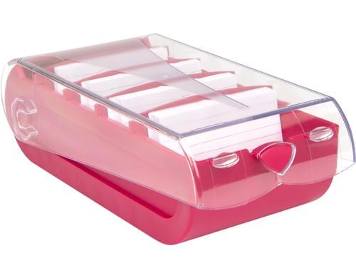 Biella Karteibox Bunny A7 pink Inkl. 4 Trennstege, 100 Karten