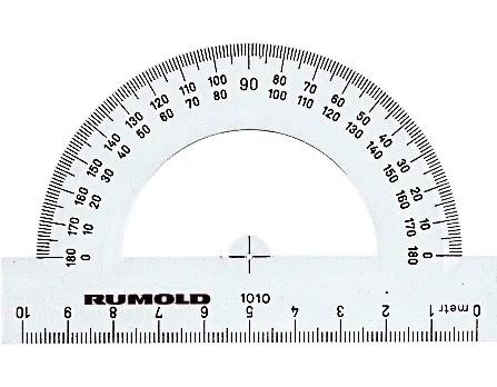 Rumold Winkelmesser 180 Grad, Halbkreis