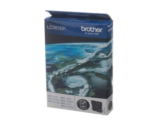 Tinte Brother LC-985BK zu DCP-J315W Tinten Patrone schwarz