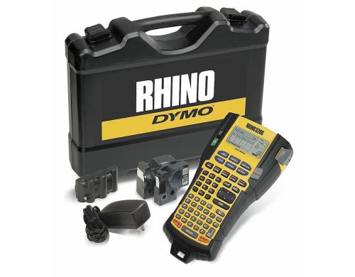 Dymo Rhino 5200, Etikettendrucker im Hartschalenkofferset, inkl. Zubehr