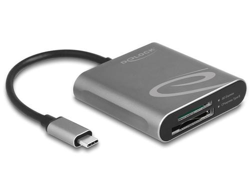 Delock USB Type-C Card Reader fr CFexpress Aluminium Gehuse