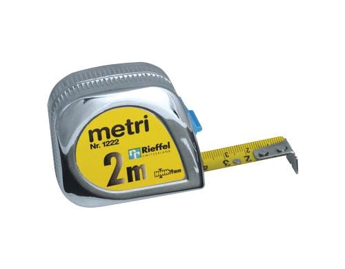 RIEFFEL Rollmeter 2m 1222SB chrom