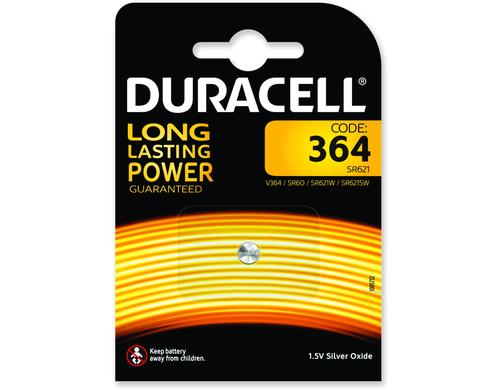 Duracell Silberoxid 364, 1 Pk 1.5 Volt, 1 Stck