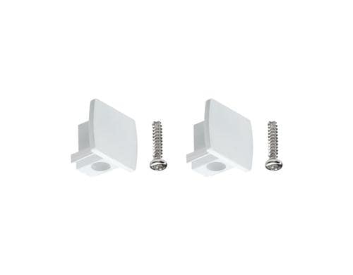 Paulmann URail Universal Endcap 2er Pack, Weiss, Kunststoff