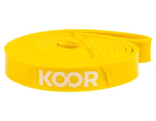 KOOR Fitnessband gelb 2080x4.5x19mm, latex, gelb