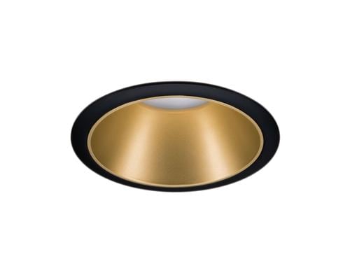 Paulmann EBL Cole max 1x10W GU10 230V schwarz matt gold Alu