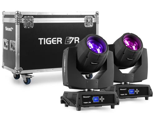 BeamZ Pro Tiger7RMKIIISet Moving Head, 230W, 2 Stk. in Flightcase