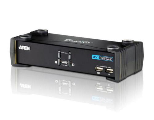 Aten CS1762A: DVI KVM Switch, 2Port USB1.1, inkl.2 Kabelstze 1.8 Meter