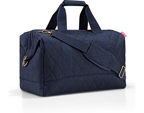 Reisenthel Schultertasche Allrounder L 30 l rhombus midnight, 52 x 39.5 x 29 cm