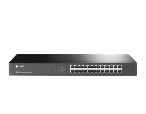 TP-Link TL-SF1024: 24Port Switch 100Mbps, Autouplink, int. NT, lfterlos,