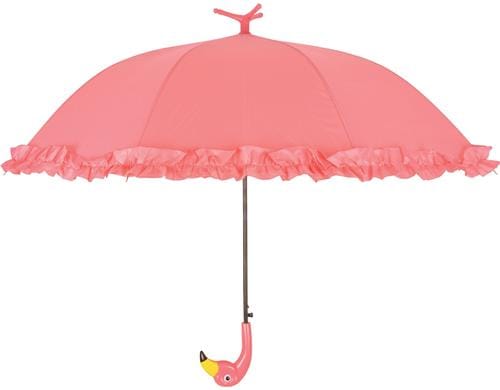 Esschert Design Regenschirm Flamingo Pongee-Seide, pink, 98x79 cm (DxH)