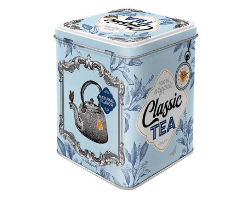 Nostalgic Art Teebox Classic Tea Metall, 7.5x7.5x9.5 cm