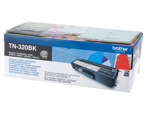 Toner Brother TN-320BK Schwarz 4570CDW/4570CDWT, TN-320BK 2500 Seiten @ 5%