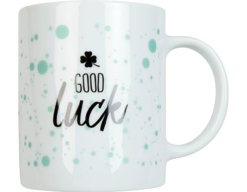 Knitz Tasse Good Luck Fassungsvermgen 300ml