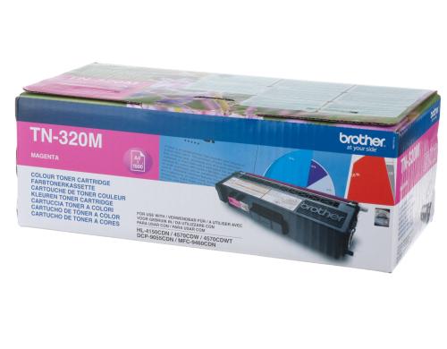 Toner Brother TN-320M Magenta 4570CDW/4570CDWT, TN-320M, 1500 Seiten @ 5%