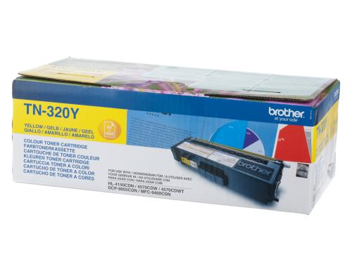 Toner Brother TN-320Y Yellow 4570CDW/4570CDWT, TN-320Y, 1500 Seiten @ 5%