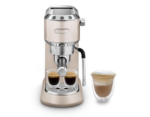 De'Longhi Siebtrger Dedica Arte beige EC885.BG, Milchschaumdse