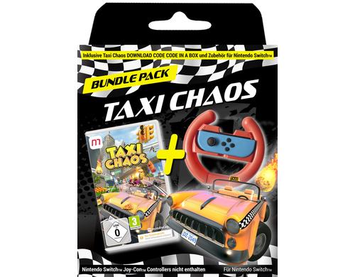 Taxi Chaos Racing Wheel Bundle, Switch Alter: 3+, Lenkrad und Game