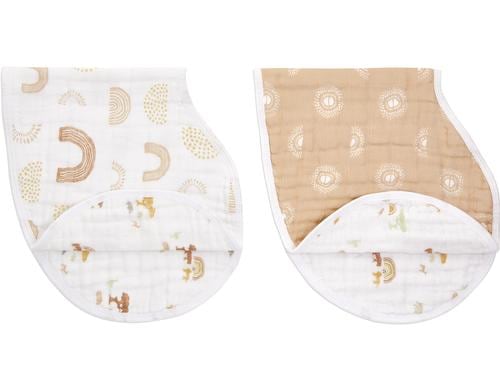 Aden & Anais Spuck-Ltz. keep rising 2er Burpy bibs, 2er Packung, Baumwolle