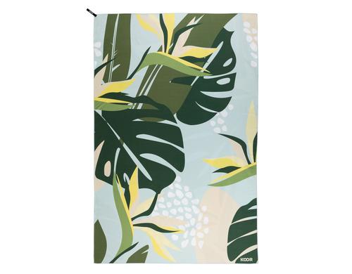 KOOR Badetuch jungle XXL 130x200cm, Silvadur