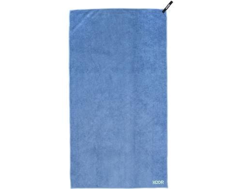 KOOR Badetuch soft blue XL 100x180cm, Silvadur