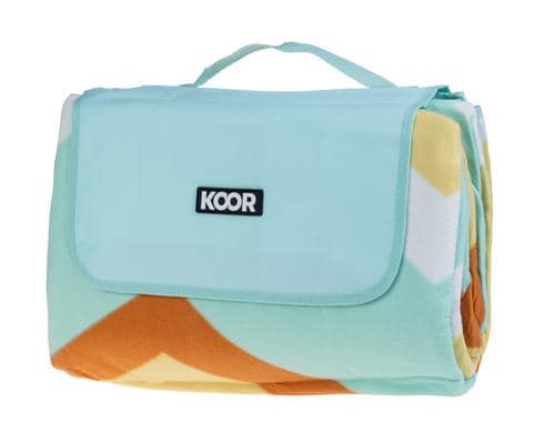 KOOR Picknickd. Monte mint/beige 200x250cm 200x250cm, 100% Polyester